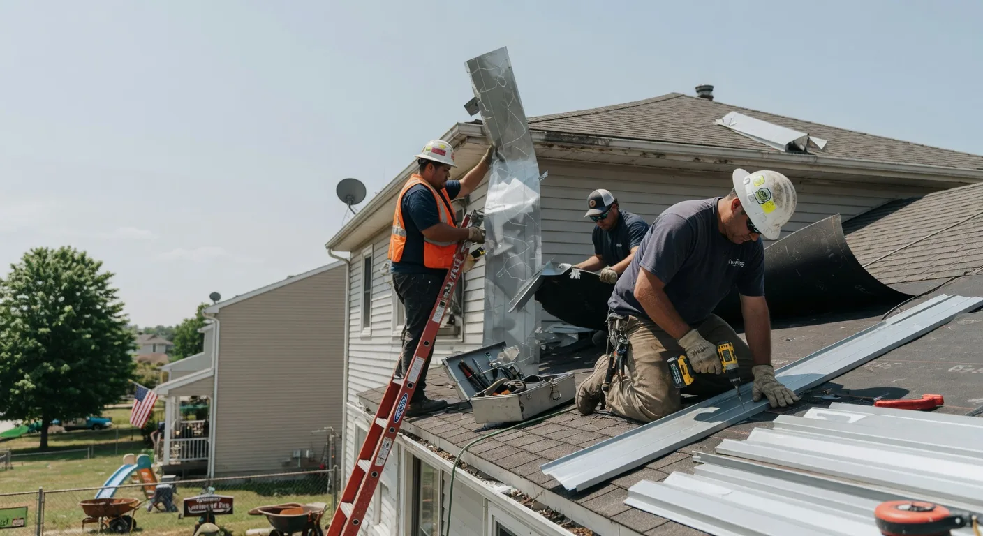 Metal Roof Repair in Ellinwood, KS